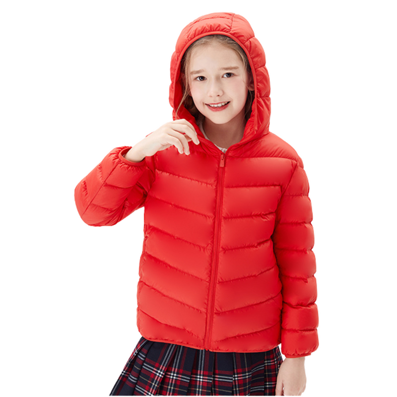 Jaqueta Puffer Infantil com Capuz - Tamanho 4 a 14