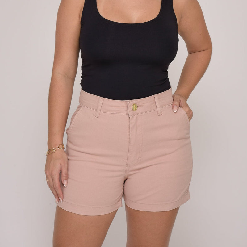 Shorts Feminino Lili Nude Modelagem