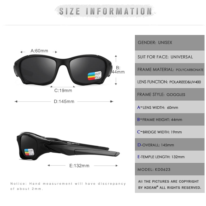 Óculos de Sol Masculino KdeAm Uv - Store Sgt