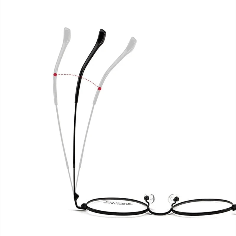 Armação de Óculos de Grau Redondo KatKhani