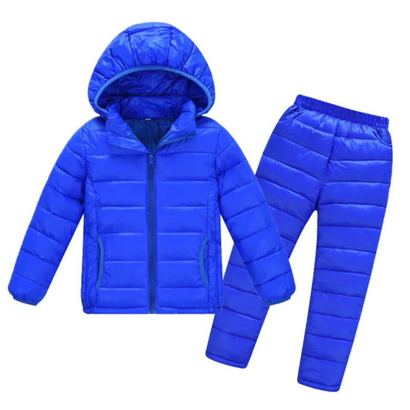 Conjunto Jaqueta Puffer com Calça Infantil - Tamanho 3 a 10