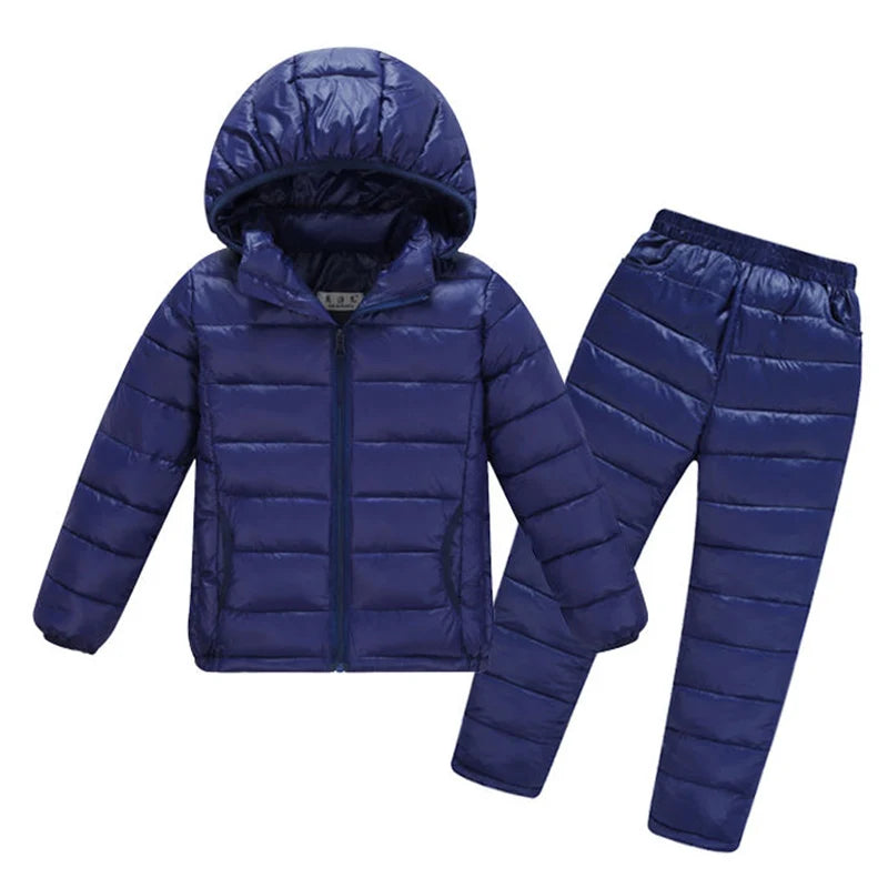 Conjunto Jaqueta Puffer com Calça Infantil - Tamanho 3 a 10