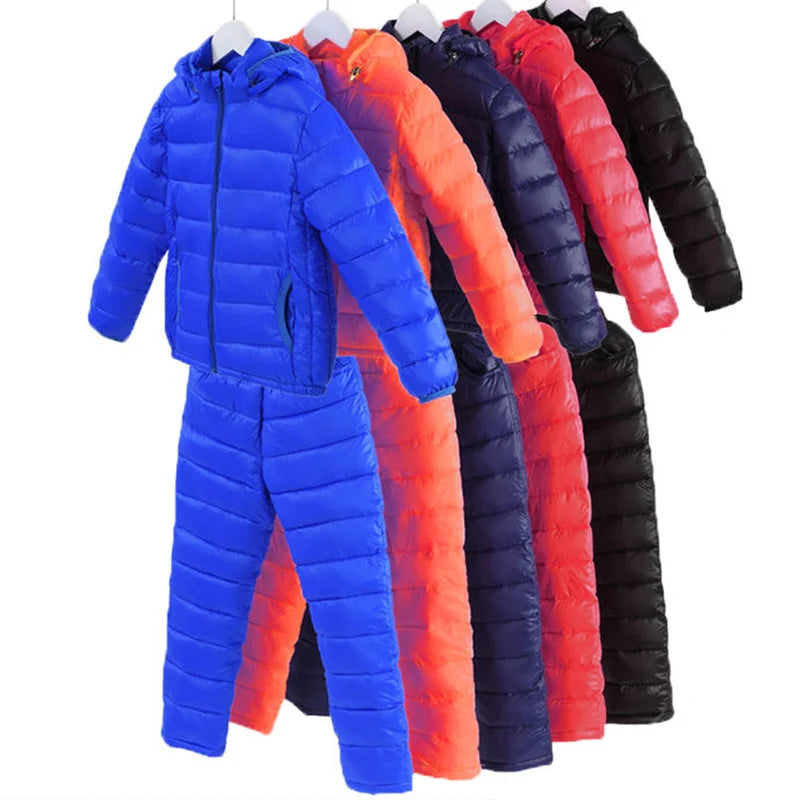 Conjunto Jaqueta Puffer com Calça Infantil - Tamanho 3 a 10