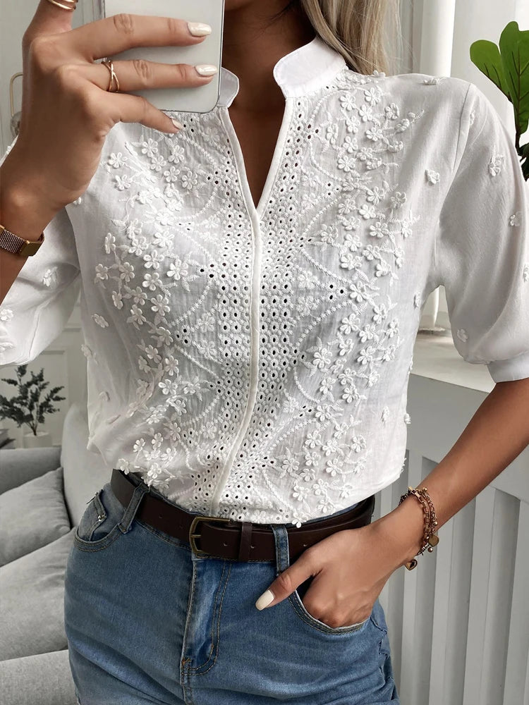 Blusa Feminino Le Lis Bordado - Store Sgt