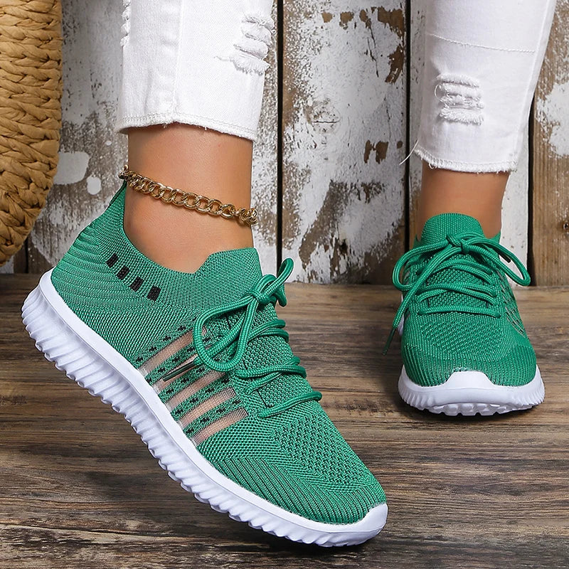 Tênis Feminino Verde Serenity Walkers