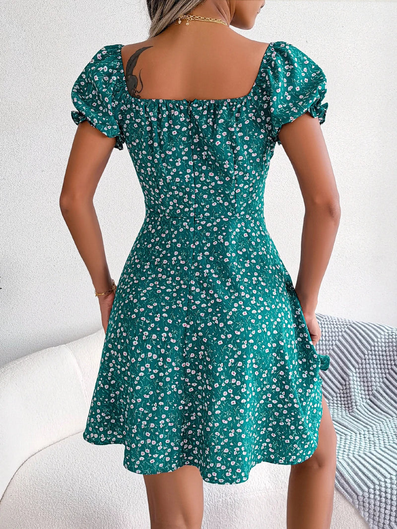 Vestido Casual Floral Line Dress - Store Sgt