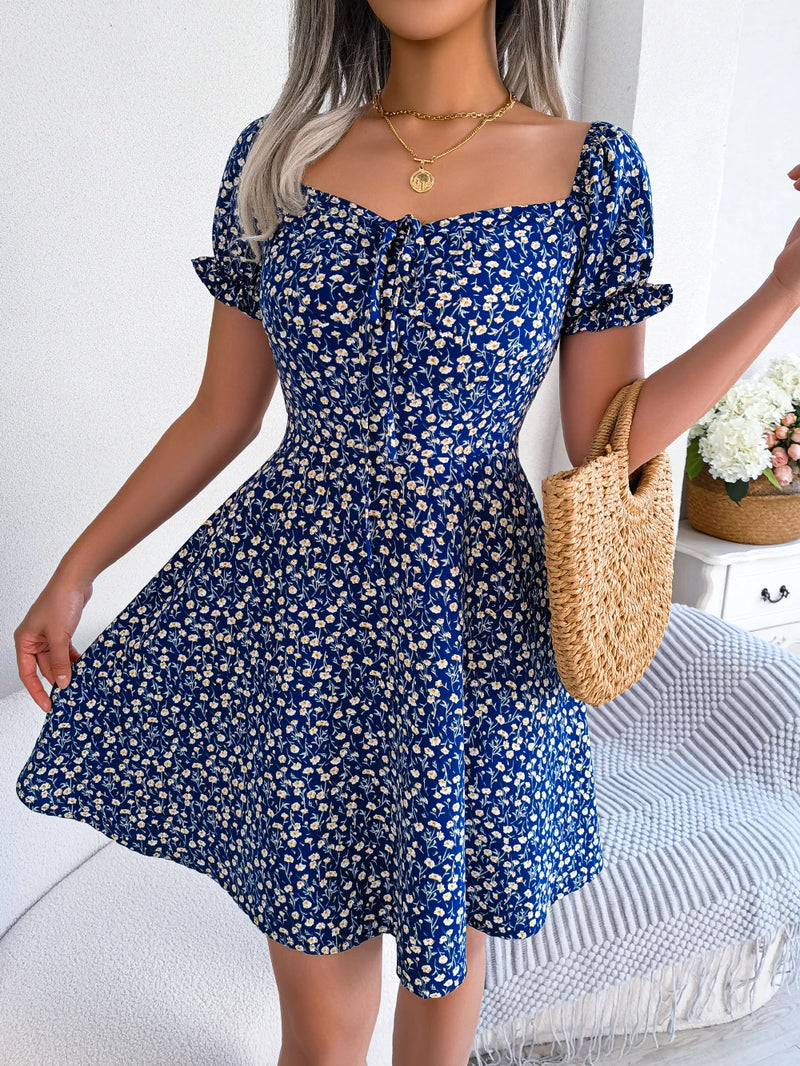 Vestido Casual Floral Line Dress - Store Sgt