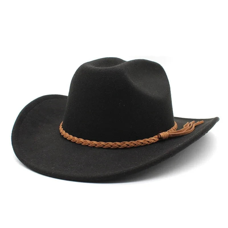 Chapéu Country Cam Cowboy Unissex com Fita Trançado - Store Sgt