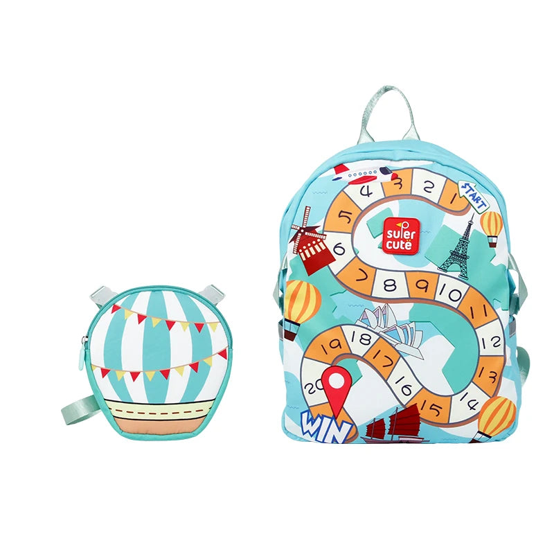 Mochila Infantil Desenho Animado com Bag - Store Sgt