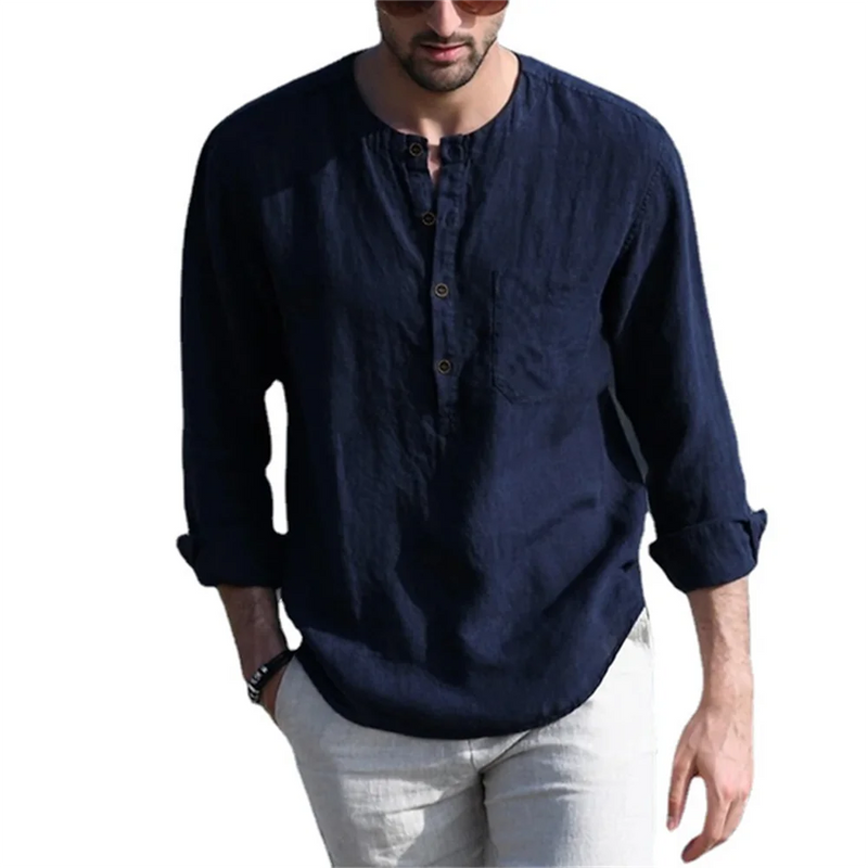 Camisa Masculino Linho Alfa