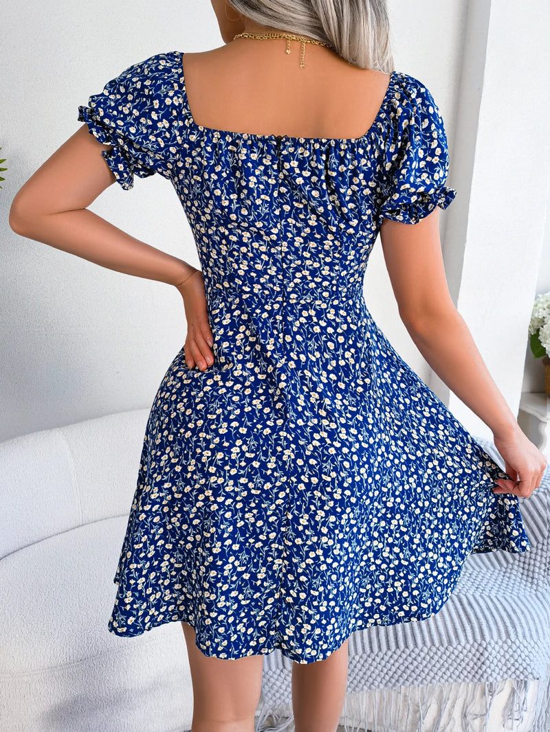 Vestido Casual Floral Line Dress - Store Sgt