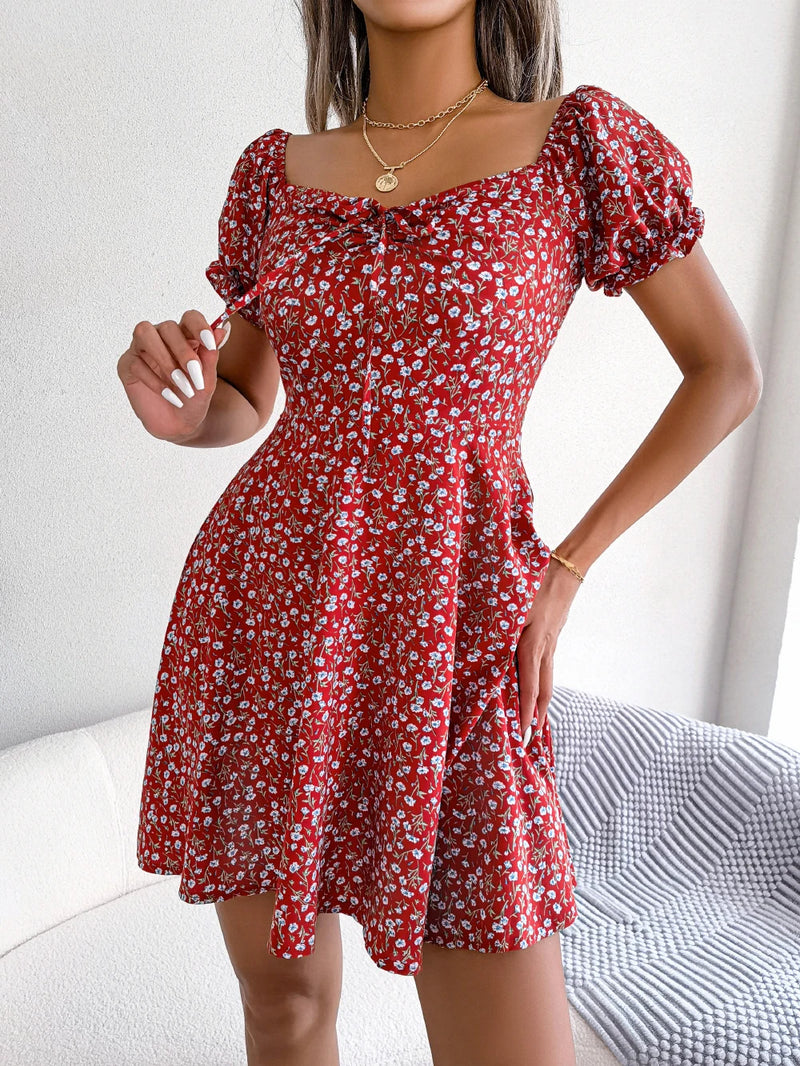 Vestido Casual Floral Line Dress - Store Sgt