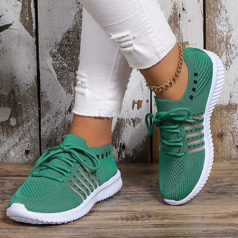 Tênis Feminino Verde Serenity Walkers