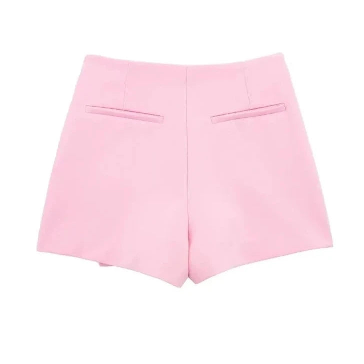 Shorts Saia Retro Cintura Alta Looks