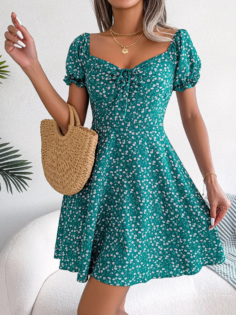 Vestido Casual Floral Line Dress - Store Sgt