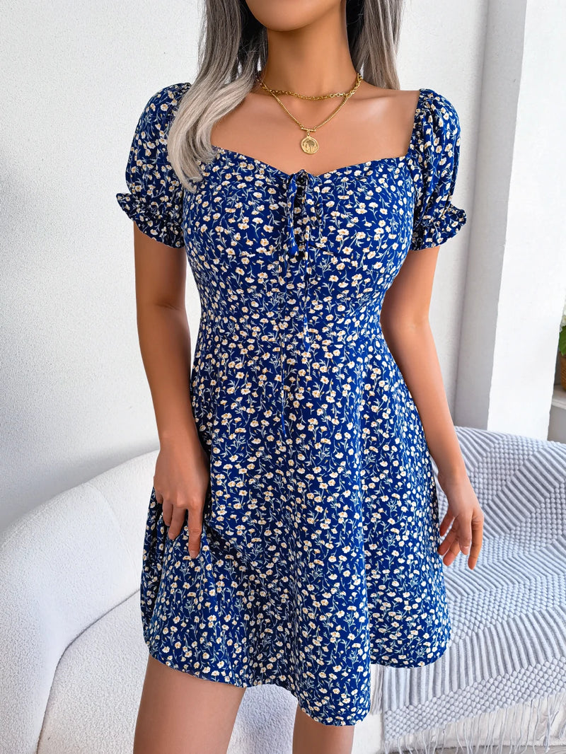 Vestido Casual Floral Line Dress - Store Sgt