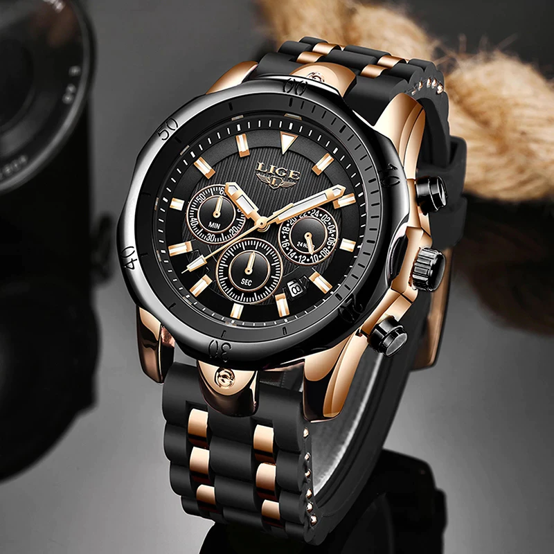Relógio Masculino Lige New Fashion - Store SGT