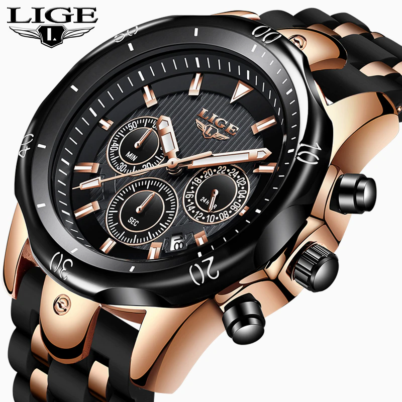 Relógio Masculino Lige New Fashion - Store SGT