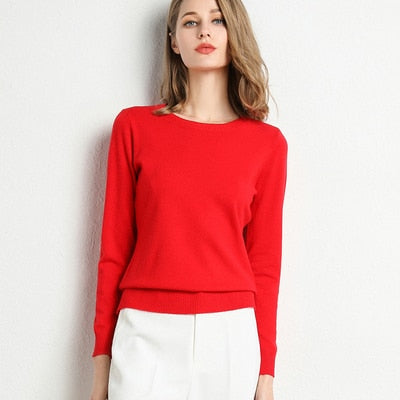 Suéter Feminino Tricot Liso - Store SGT