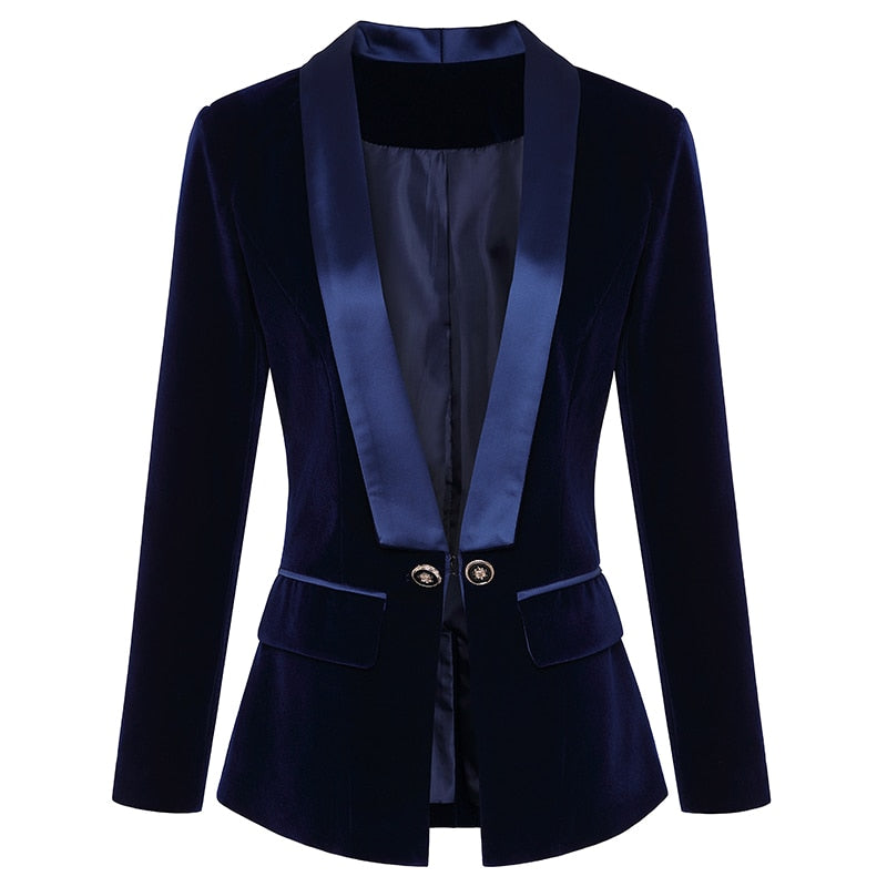 Blazer Veludo Feminino