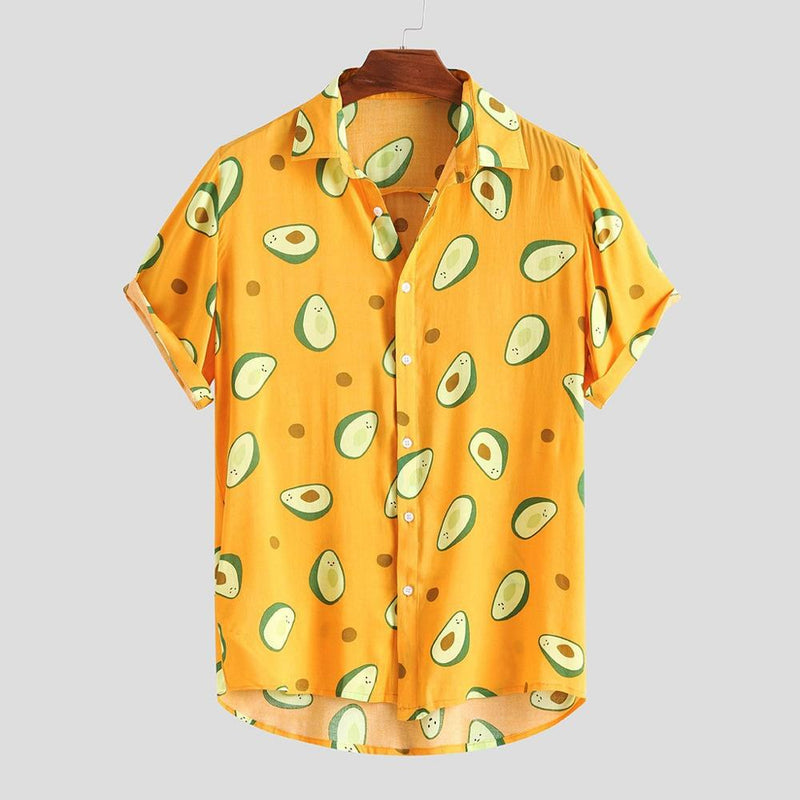 Camisas Masculina Estampa de Abacate - Store Sgt