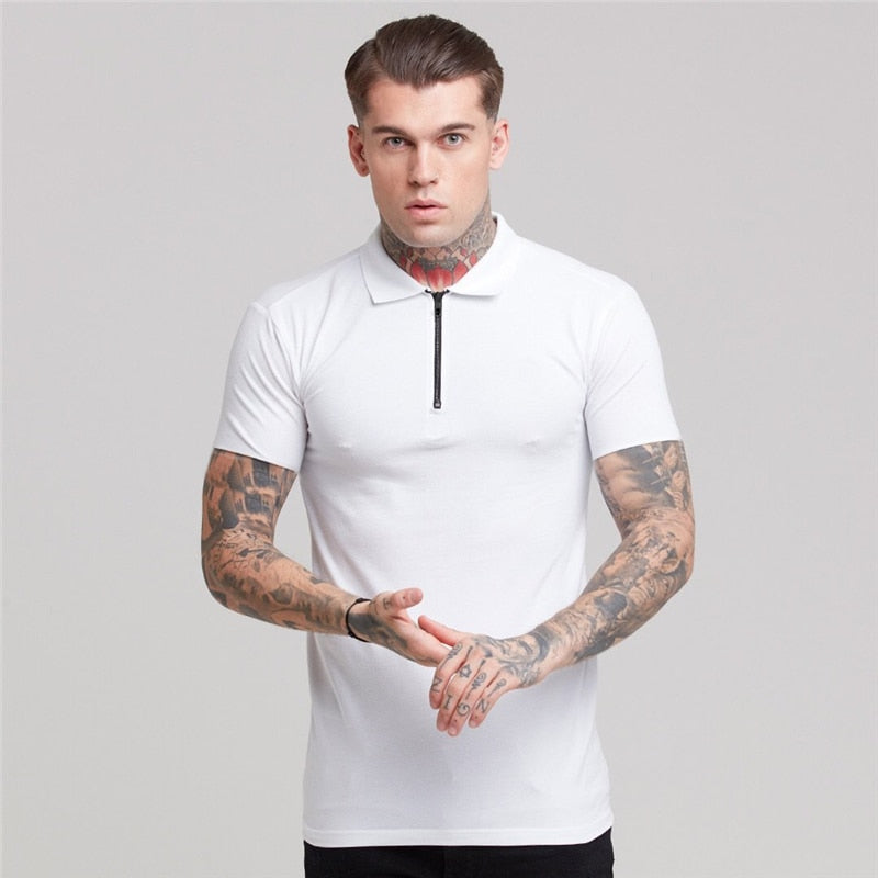 Camisa Polo Básica Slim Fit - Store SGT