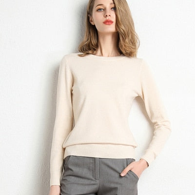 Suéter Feminino Tricot Liso - Store SGT
