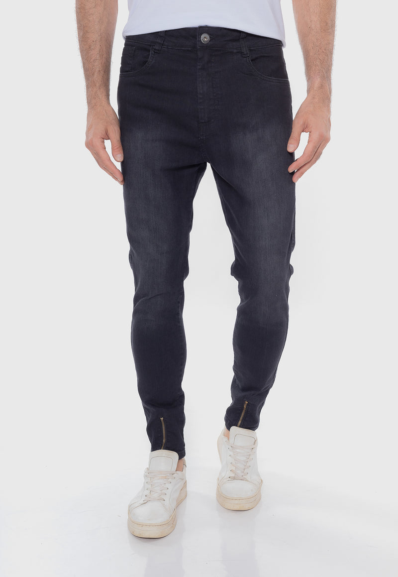Calça Jeans Skinny  Black Escura Lycra