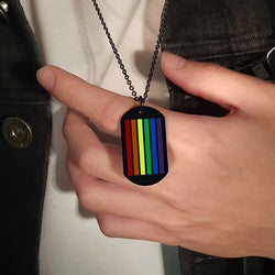 Colar Aço Inox - Arco-Íris LGBT - Store SGT