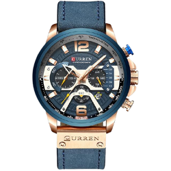 CURREN Casual Sport Relógios para Homens Azul Top Marca Luxo - Store SGT