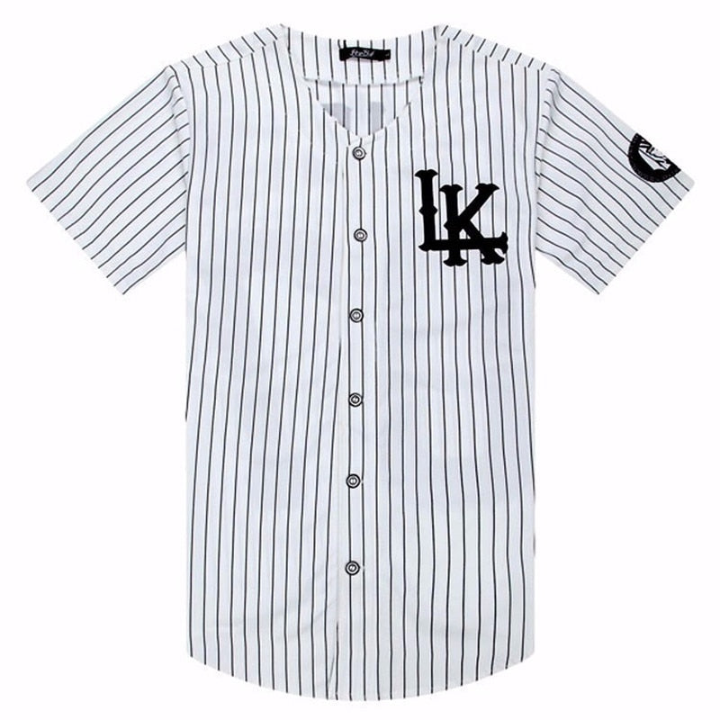 Camiseta Baseball Manga Curta Decote V - Store SGT